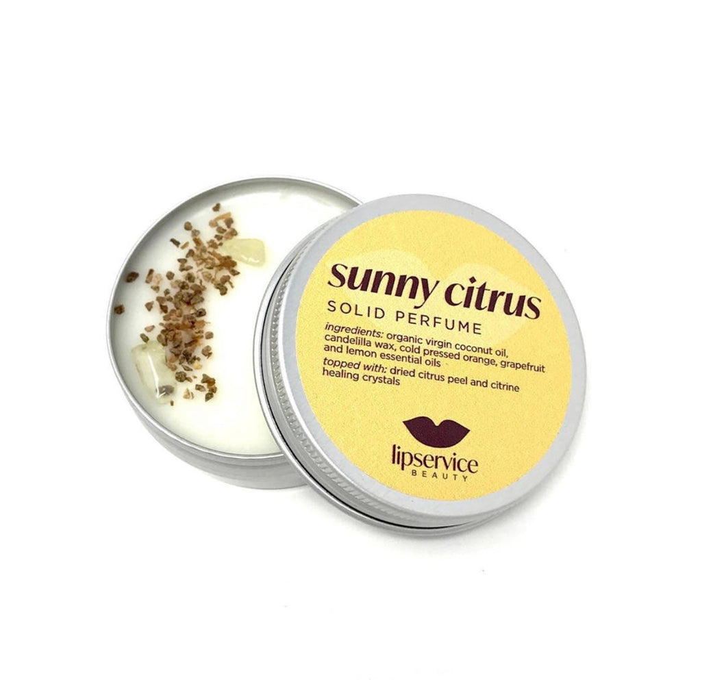 Sunny Citrus Solid Perfume Salve